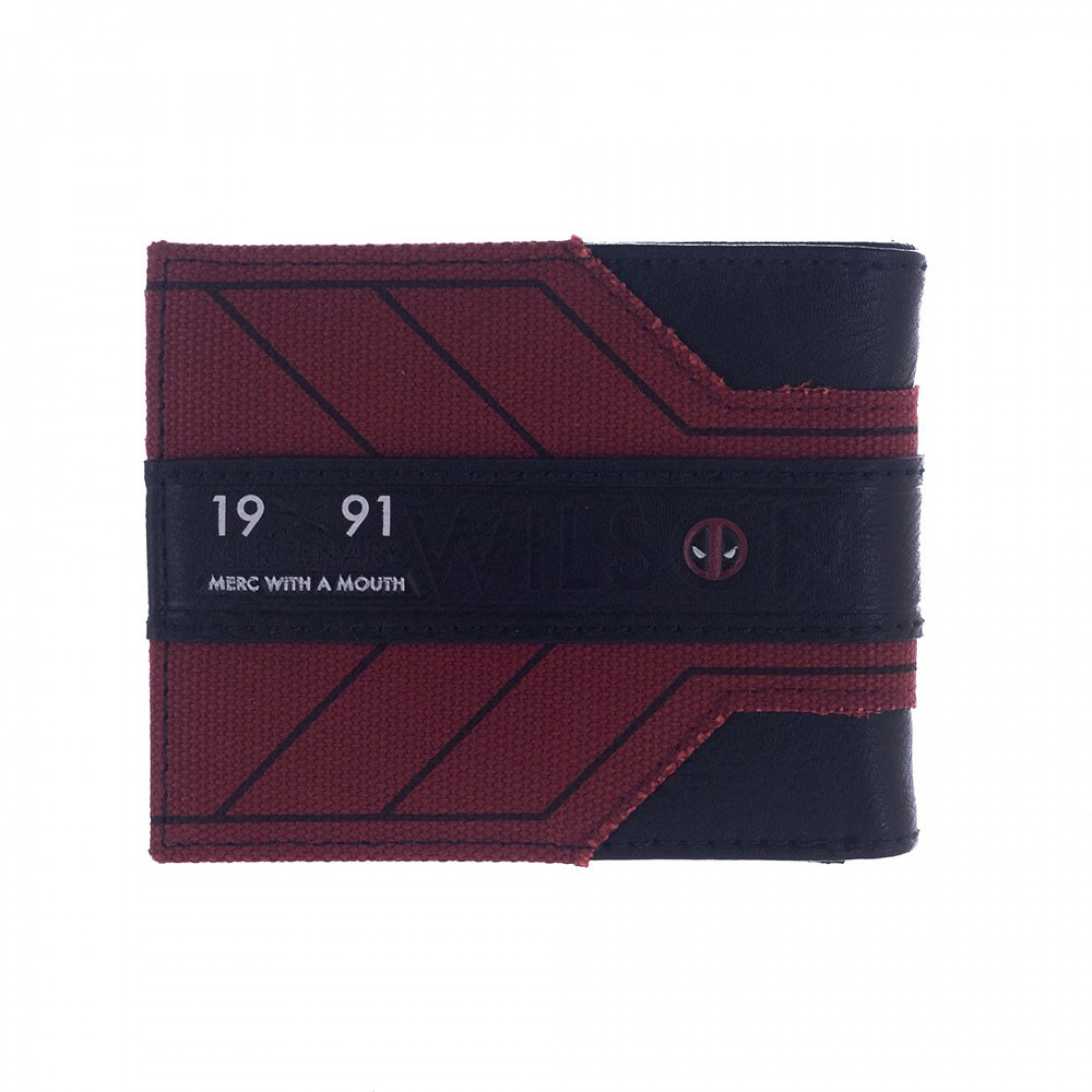 Deadpool Symbol Synthetic Leather Bifold Wallet